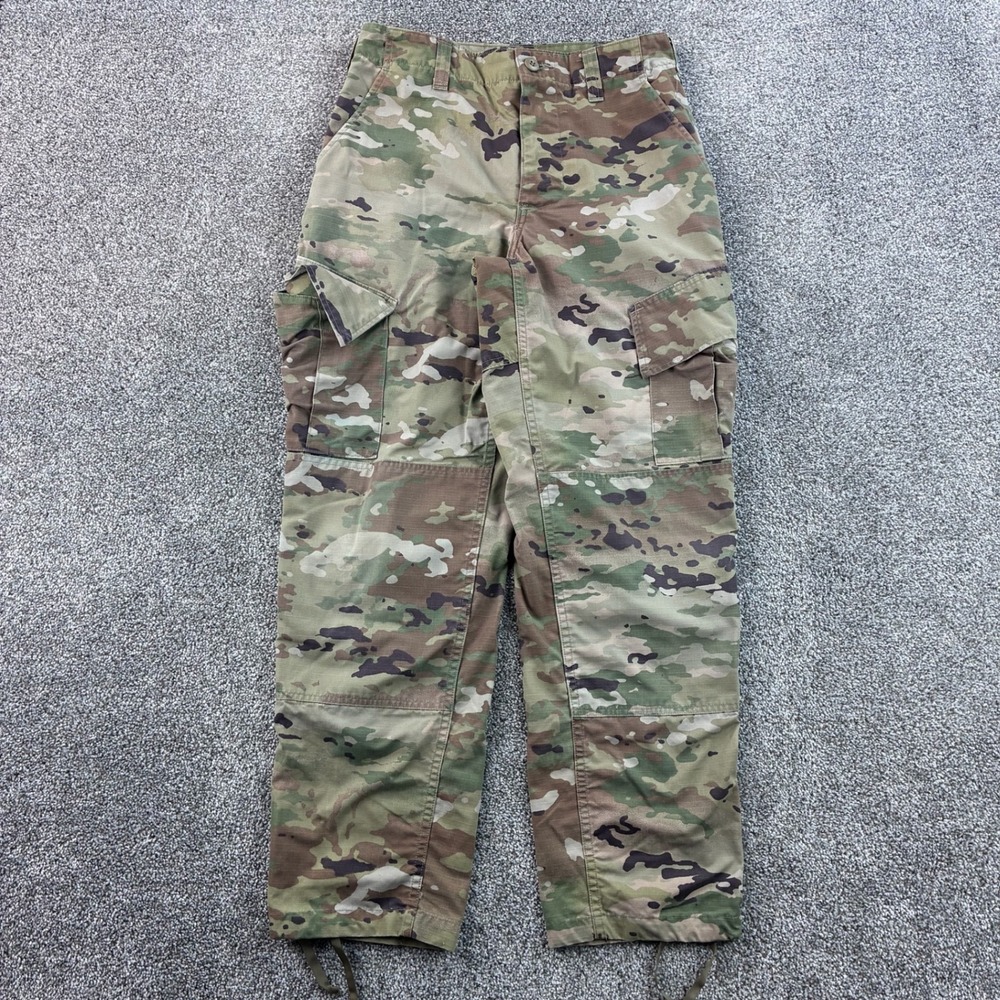 US Army Combat Pants Mens Small Short Multicam Military Trousers Ripstop OCP